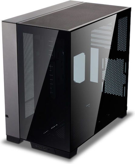 Lian Li O11 Dynamic EVO Gaming Midi Tower Computer Case with Side Window Harbor Grey