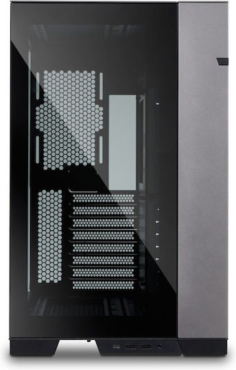 Lian Li O11 Dynamic EVO Gaming Midi Tower Computer Case with Side Window Harbor Grey