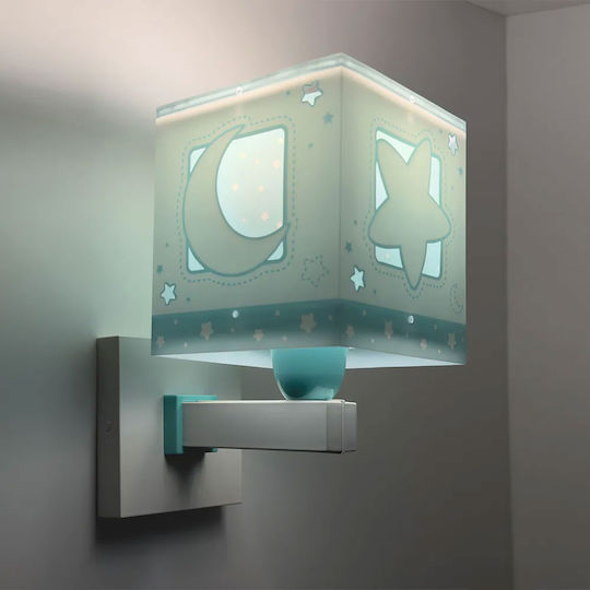 Ango Led Plastic Kids Wall Light Moonlight