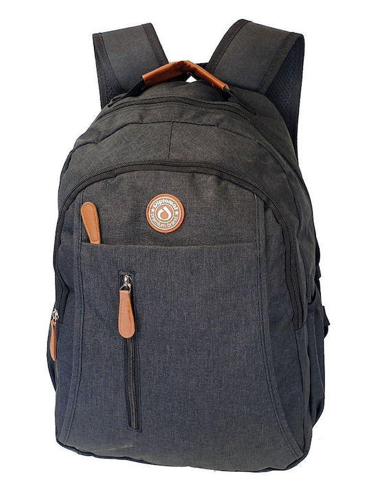 Diplomat Backpack Αδιάβροχο 19lt Μαύρο