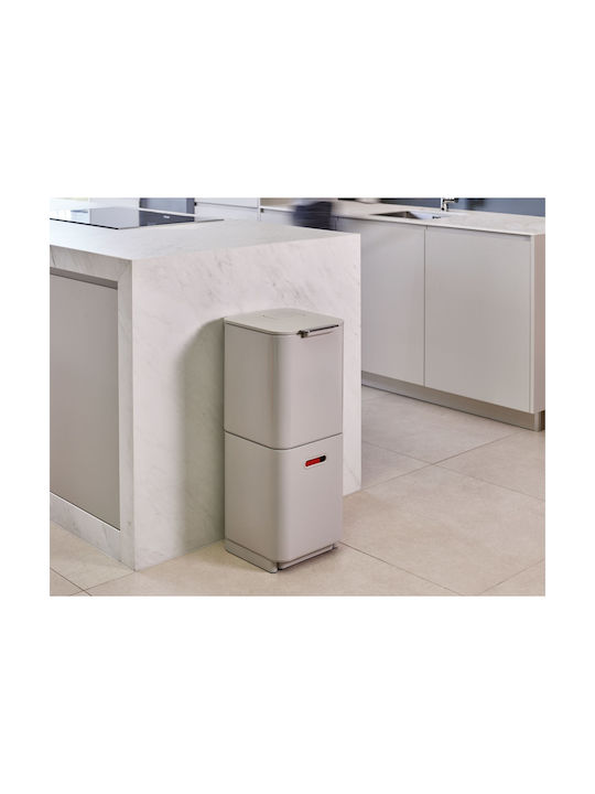 Joseph Joseph Totem Recycling Mülleimer Kunststoff Weiß 60lt