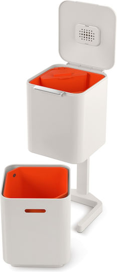 Joseph Joseph Totem Recycling Mülleimer Kunststoff Weiß 60lt