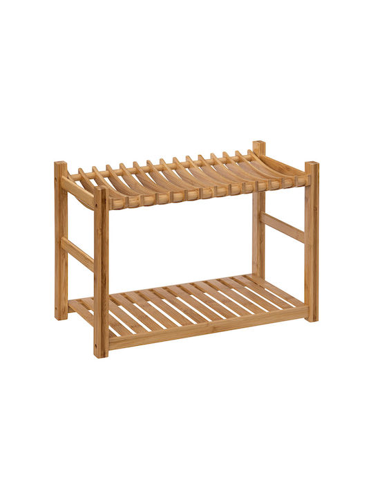 5Five Dish Drainer Double Tier Wooden in Brown Color 53x33x24.7cm