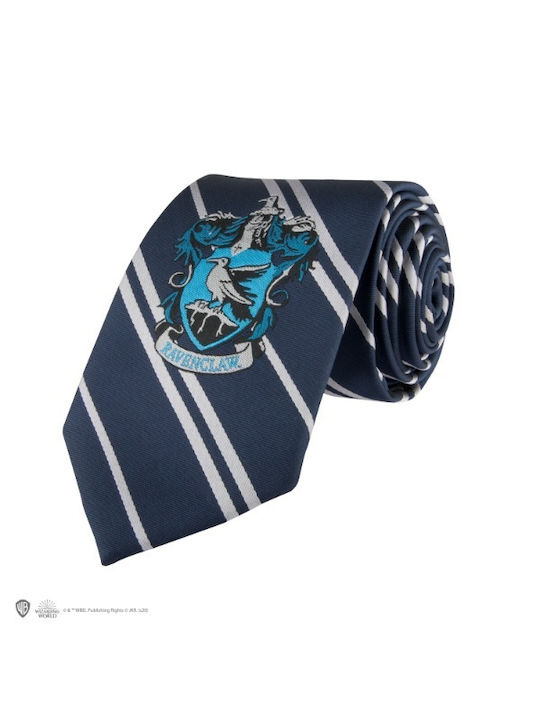 Cinereplicas Ravenclaw Ανδρική Γραβάτα Συνθετική με Σχέδια σε Navy Μπλε Χρώμα