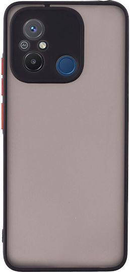 Lime Hardshell Fusion Back Cover Σιλικόνης Black with Red Keys (Redmi 12C)