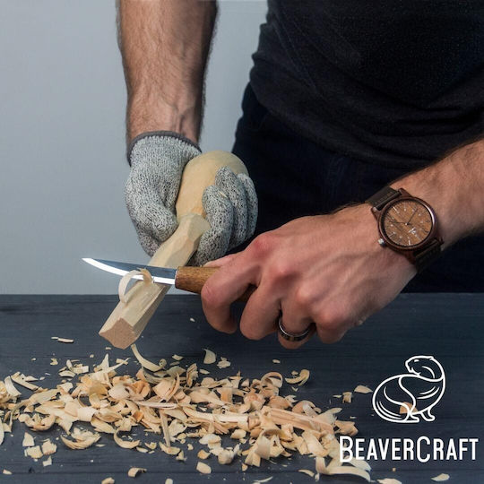 BeaverCraft C4X Нож За Гравиране Бежов