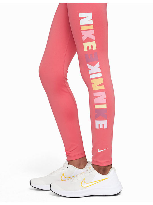 Kids Legging Sports Long Dri-Fit Orange One