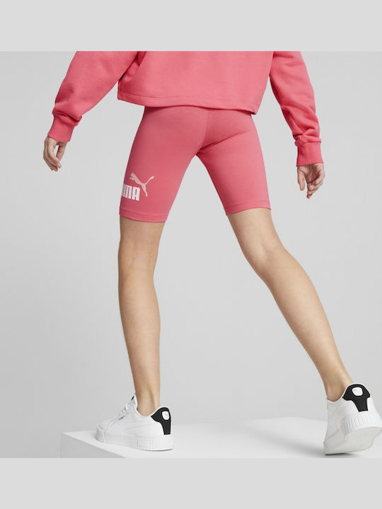 Kinder Leggings Sport Kurz Orange ESS Logo