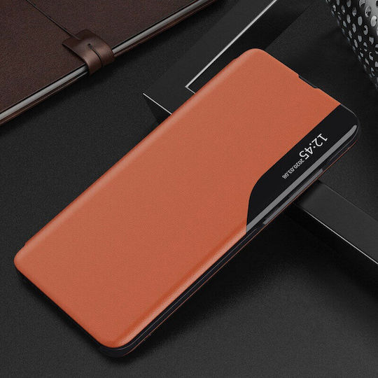 Techsuit eFold Series Book Δερματίνης Πορτοκαλί (Galaxy A52 / A52s)