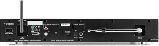 Audizio Adria Επιτραπέζιο Ραδιόφωνο Ρεύματος DAB+ με Bluetooth Μαύρο