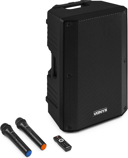 Vonyx Караоке Система с Безжични Микрофони VSA500 174.052 Черен
