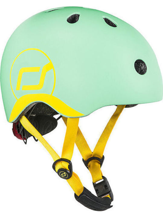 Scoot & Ride Kids' Helmet for City Bike Green with LED Light