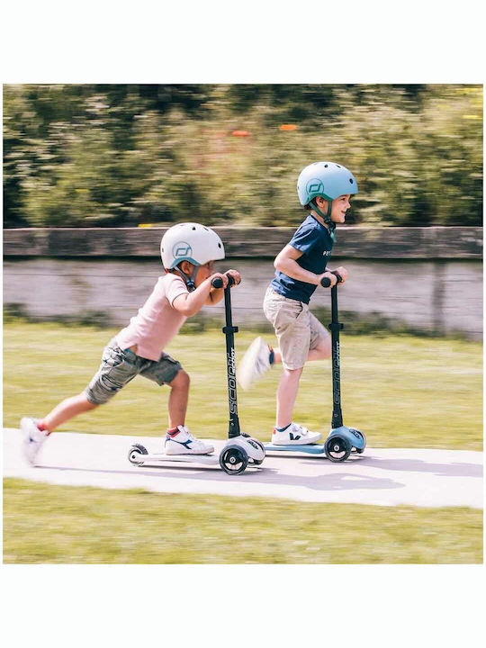Scoot & Ride Kids' Helmet for City Bike Green with LED Light