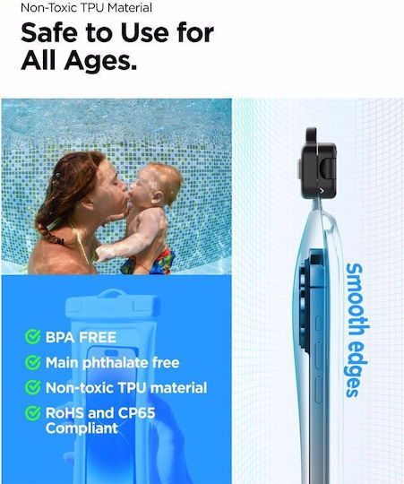 Spigen A610 Αδιάβροχη έως 6.9" Aqua Blue
