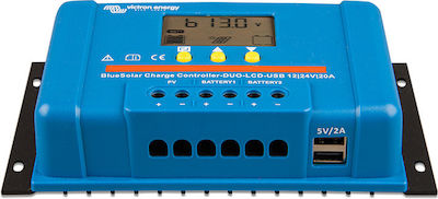 Victron Energy BlueSolar PWM DUO-LCD&USB Ρυθμιστής Φόρτισης 24V 20A