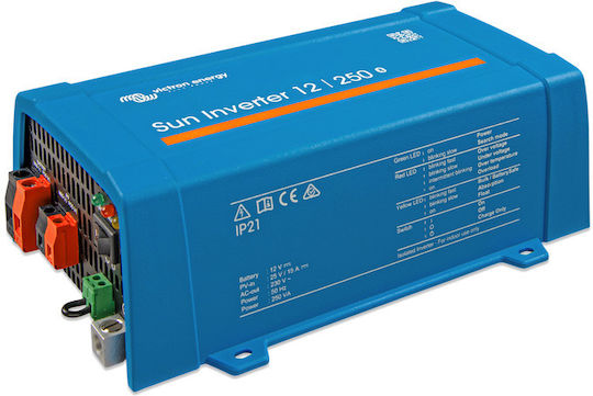 Victron Energy Phoenix 12/250 -15 IEC Pure Sine Wave Inverter Power Supply with Nominal Input Voltage 12V Single Phase SIN121251100