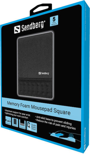 Sandberg Pad De Mouse Din Spumă Cu Memorie (265mm) Negru 520-38