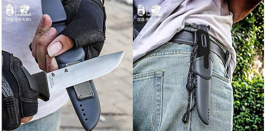 Survival Black Knife in Sheath