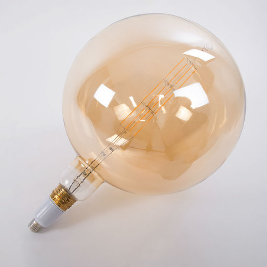 GloboStar LED крушки 10W 55εκ. за фасунга E27 Топло бяло 800лм Димируем 2бр