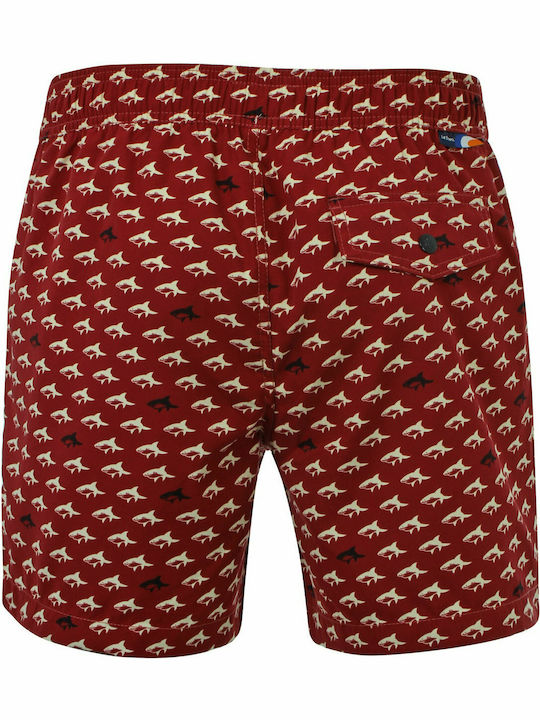 Le Shark Ferny Swim Short 5S12373 - Red