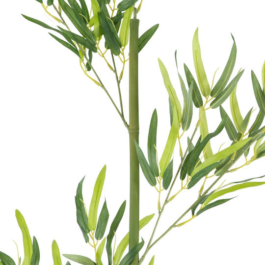 Künstlicher dekorativer Zweig Bamboo Grün 150cm GloboStar