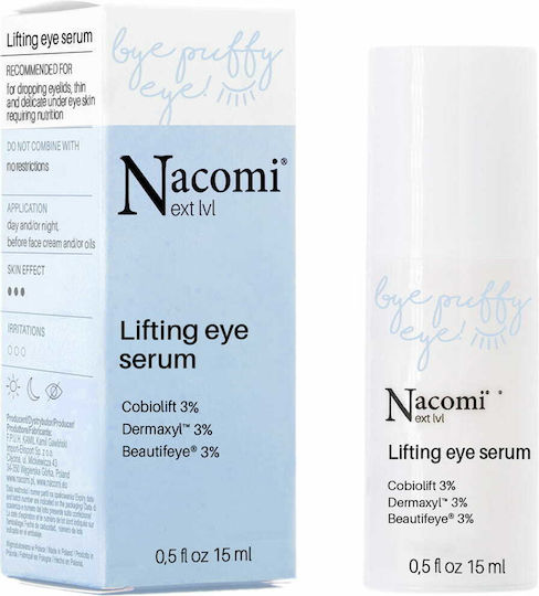 Nacomi Next Level Bye Puffy Serum Ochi pentru Cearcăne & Fermitate 15ml