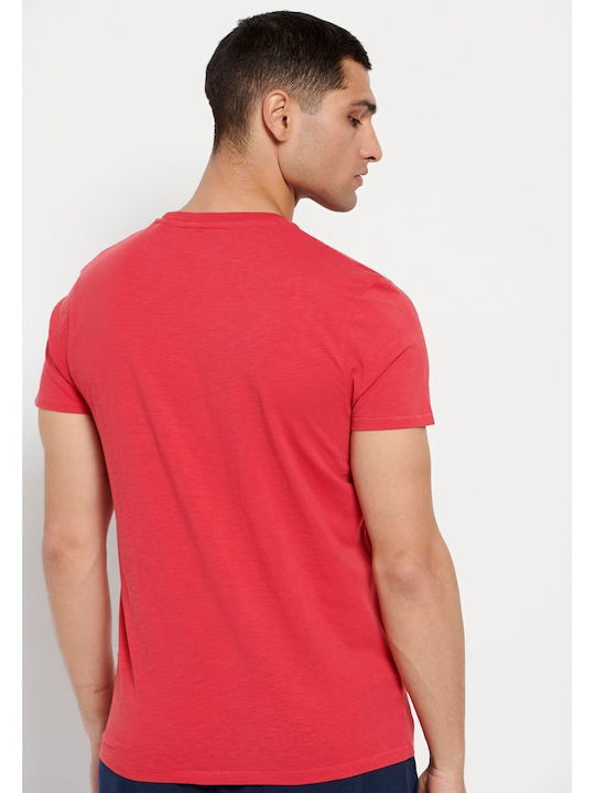 Garage Fifty5 Herren T-Shirt Kurzarm Rot