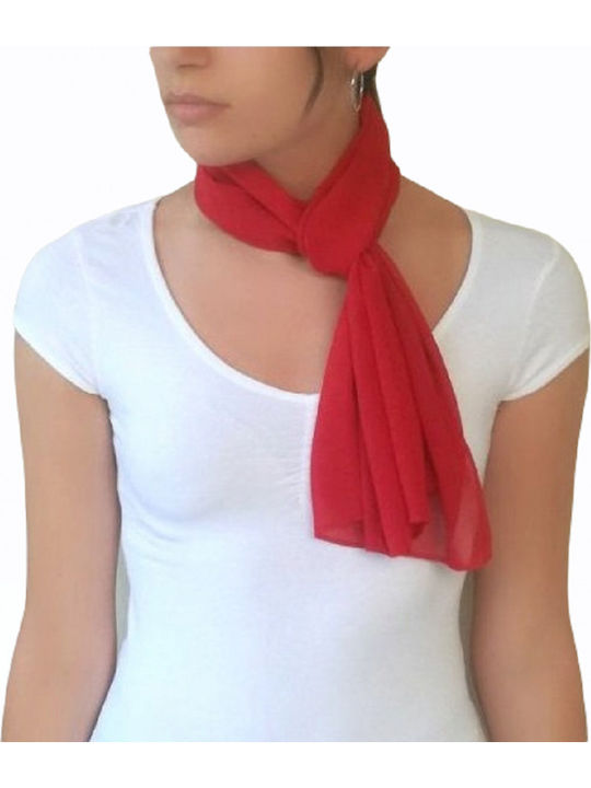 Afoi Giannakopouloi Women's Scarf Red Afoi Giannakopouloi Women's Scarf Red