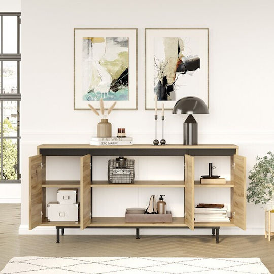 Μπουφές Jethro Ξύλινος Sonoma 160x44.5x75.5cm