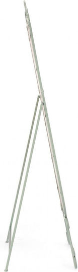 Bizzotto Harriet Boden- oder Standspiegel Oval mit Grünem Metallischen Rahmen 165x51cm
