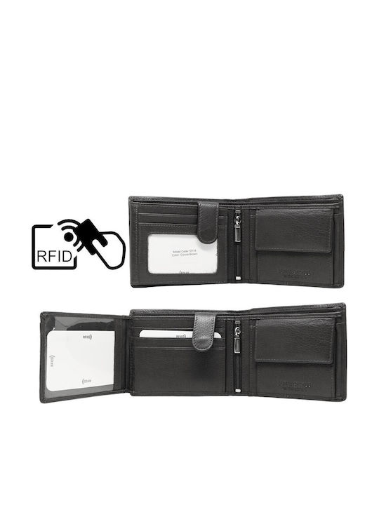 10114-0 Portofel bărbătesc Clasice cu RFID Negru