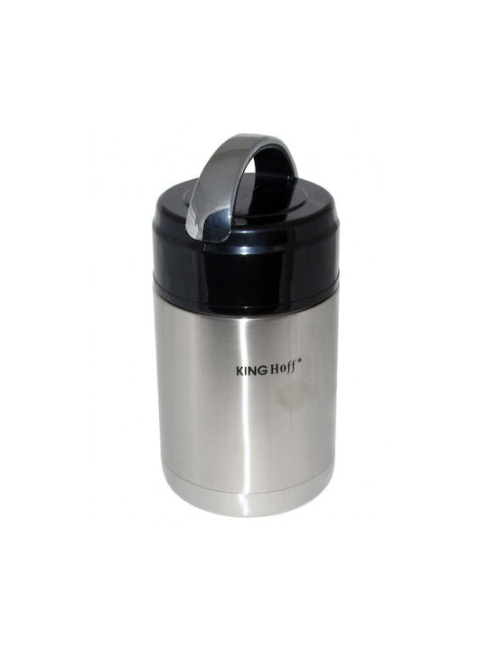 KING Hoff Cutie pentru Mâncare Termos Inox Argintiu 650ml 1buc