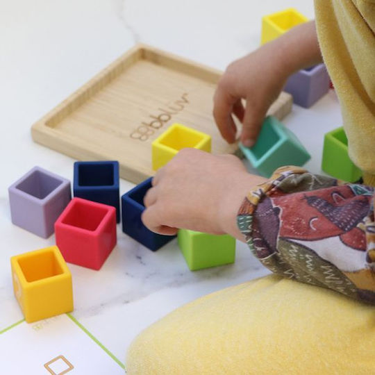 Bbluv Куб за дейности Cubes от силикон за 6++ месеца