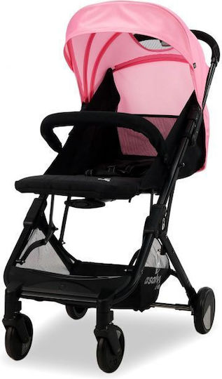 Asalvo Flight Verstellbar Kinderwagen Geeignet für Neugeborene Rosa 6.6kg