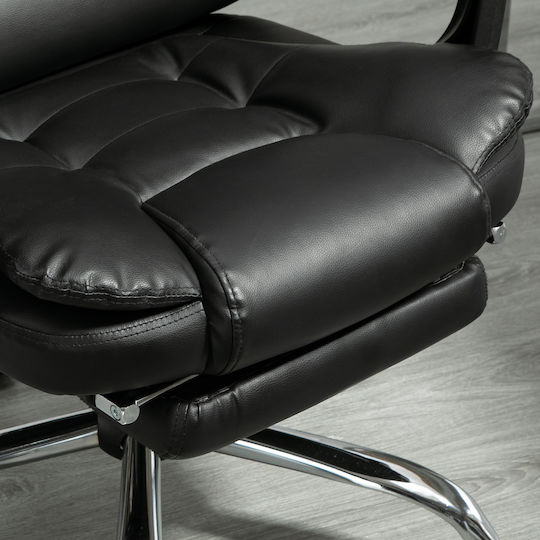 HomCom Office Chair with Recline Black
