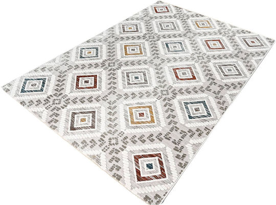 Balsan 795 Modernes Schlafzimmer-Teppichset Havana Azteke Grau 3 Stück