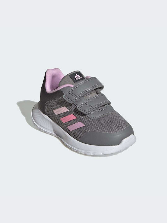 Adidas Αθλητικά Παιδικά Παπούτσια Running Tensaur Run 2.0 CF I με Σκρατς Grey Three / Bliss Lilac / Bliss Pink