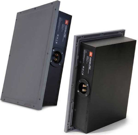 JBL Conceal C62 Boxă Pasivă În Perete 100W Bucată 40.3x9.8x30.2cm Neagră