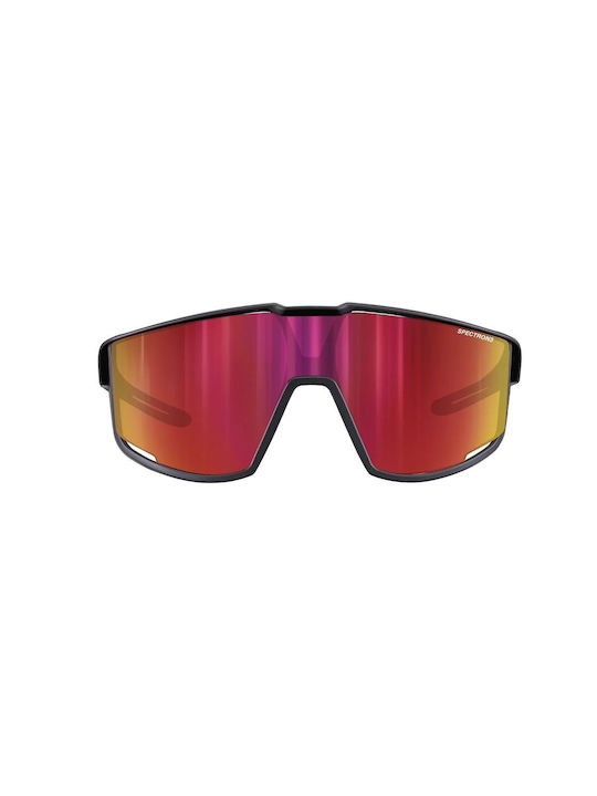 Julbo Fury Unisex Γυαλιά Ηλίου με Μαύρο Κοκκάλινο Σκελετό και Κόκκινο Φακό J5501114