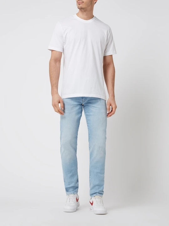 Men's Jeans Pants with Slim Fit Blue