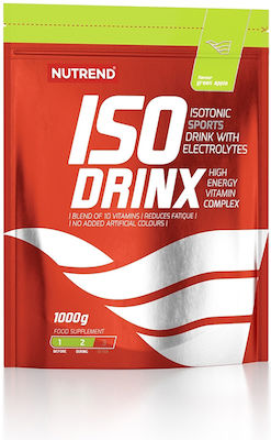 Nutrend IsoDrinx Isotonic Sports Drink with Electrolytes Green Apple 1000gr