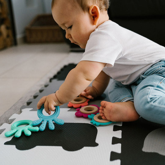Babyono Kitten Жувална Връзка за Зъбене от Силикон за 0 м+