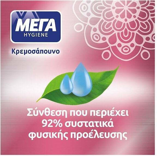 ΜΕΓΑ Hygiene Κρεμοσάπουνο με Αντλία Ρόδι 600ml