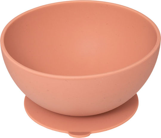 Click Feeding Set made of Silicone with Non-Slip Base Orange 4pcs