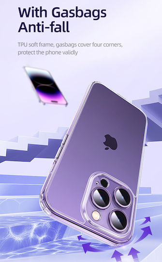 Usams Crystal Back Cover Silicone Transparent (iPhone 14 Plus)