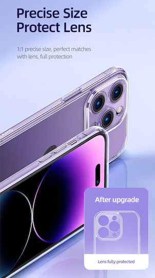 Usams Crystal Back Cover Σιλικόνης Διάφανο (iPhone 14 Pro Max)
