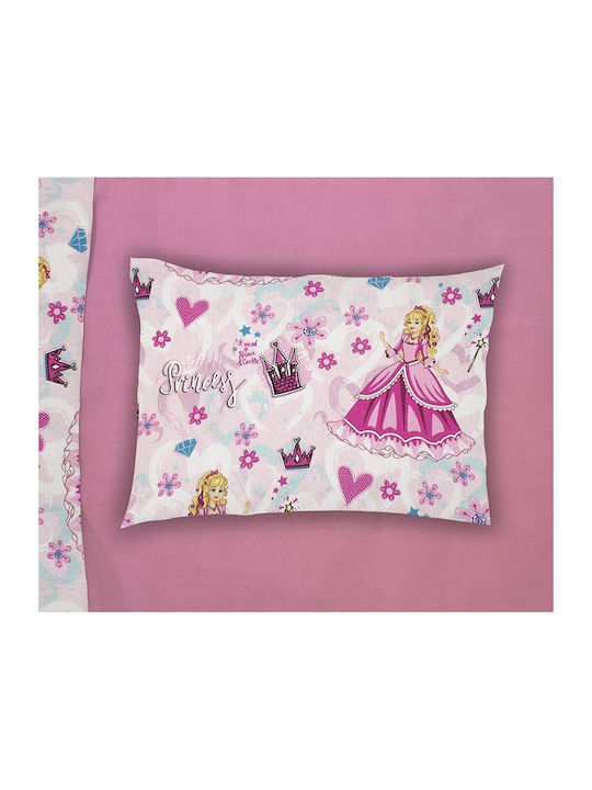 Dimcol Princess 390 Kids Pillowcase 50x70cm
