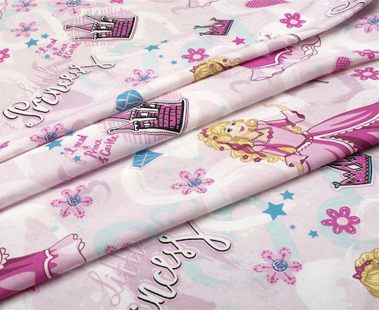 Dimcol Princess 390 Față de pernă pentru copii 50x70buc Roz