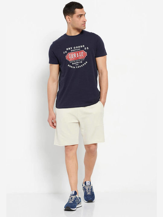 Garage Fifty5 Men's Short Sleeve T-shirt Navy Blue