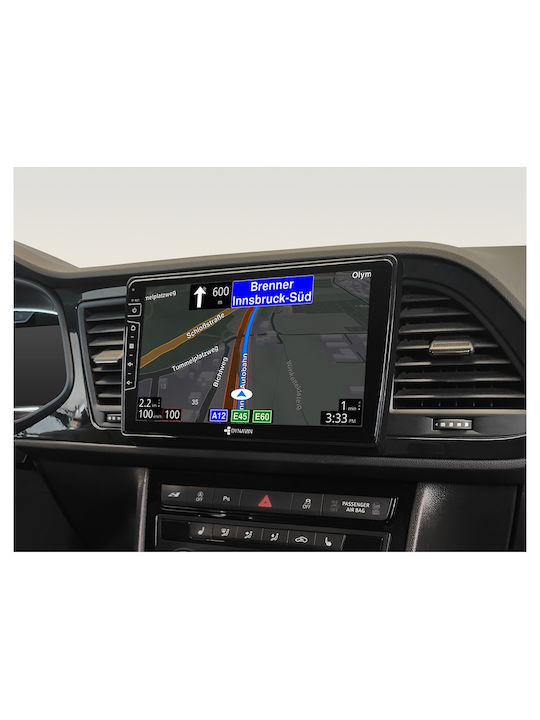 Dynavin Car Audio System for Seat Leon Jeep Compass 2012-2019 (Bluetooth/USB/AUX/WiFi/GPS/Apple-Carplay/Android-Auto) with Touch Screen 9"